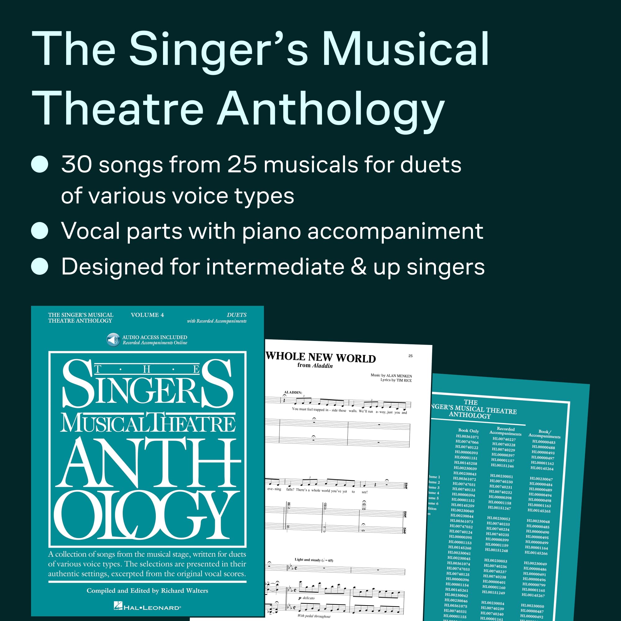 The Singer's Musical Theatre Anthology: Duets, Volume 4 - Book/Online Audio: Book/Online Audio [With MP3]