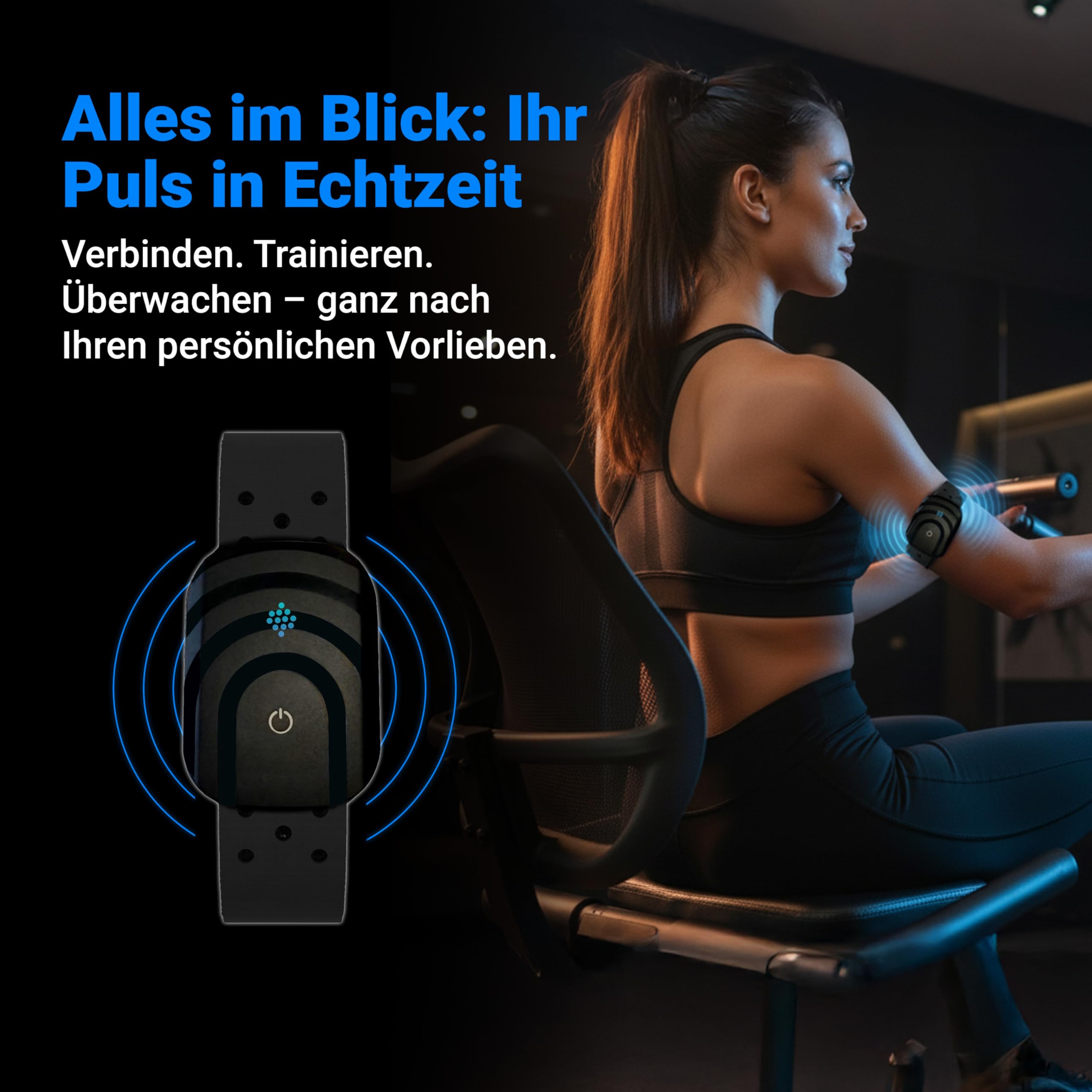 AsVIVA R7 Liegeergometer | Ergometer Fahrrad mit Sitz & Rückenlehne, 24 Programme, 18 kg Schwungmasse, Pulsmessung