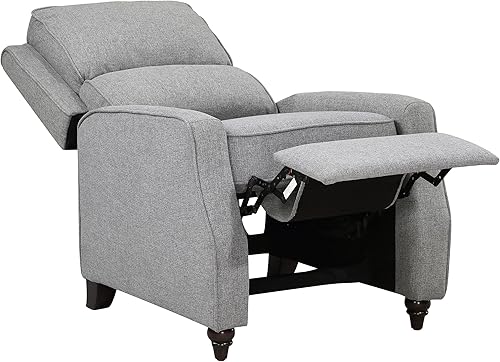 Miniatura 8 de Lexicon Silla reclinable con respaldo para sala de estar, sofá reclinable, sillón reclinable moderno, asiento reclinable de tela para sala de estar,