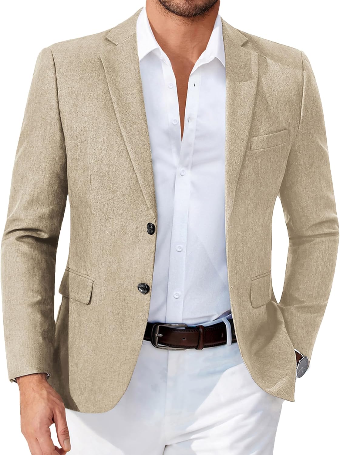 COOFANDY Men's Blazer Casual Sport Coats Two Buttons Lightweight Suit Jacket