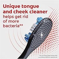 Vista 7 de Kit de inicio de cepillo de dientes Colgate con cabezal reemplazable, Optic White, 2 cabezales de cepillo