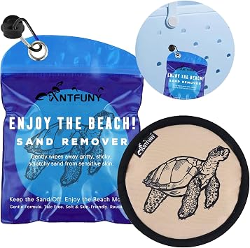 Beach Sand Remover Sand Eraser Brush Wipe Mitt Family Kids Women 2026 Summer Beach Vacation Essentials Hawaii Honeymoon Accessories European Costa Rica Bahamas Trip Must Haves Alaska Cruise Ship