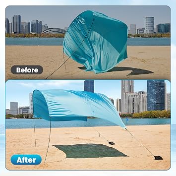 2 Pack Beach Shade Accessories, Compatible with Shibumi Beach Canopy