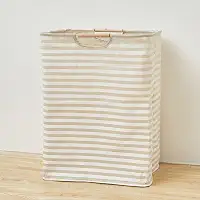 Cesto Organizador Multiuso Dobrável em Tecido para Roupas, Brinquedos e Lavanderia - Organize Sua Casa com Praticidade, Compacto, Resistente e Fácil de Transportar (Modelo D)