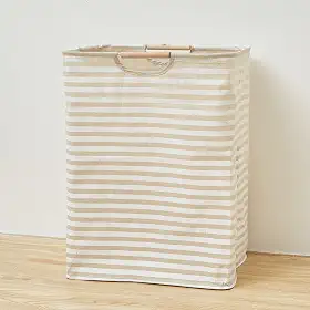Cesto Organizador Multiuso Dobrável em Tecido para Roupas, Brinquedos e Lavanderia - Organize Sua Casa com Praticidade, Compacto, Resistente e Fácil de Transportar (Modelo D)