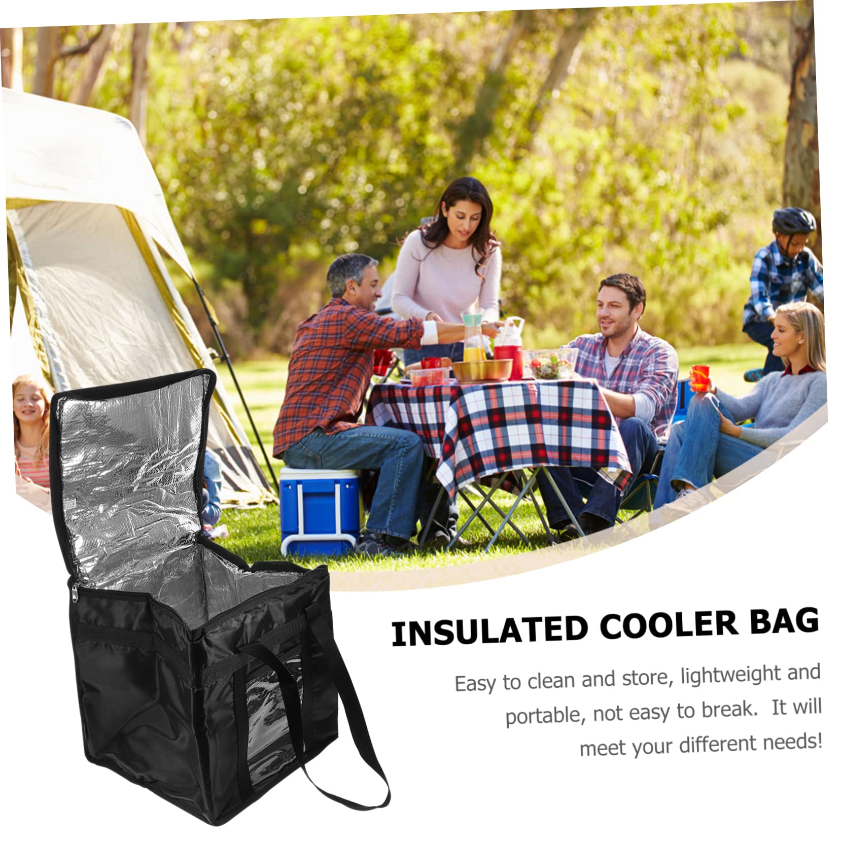 Isotherme pour Plats Chauds de Livraison Léger et Portable avec Couvercle