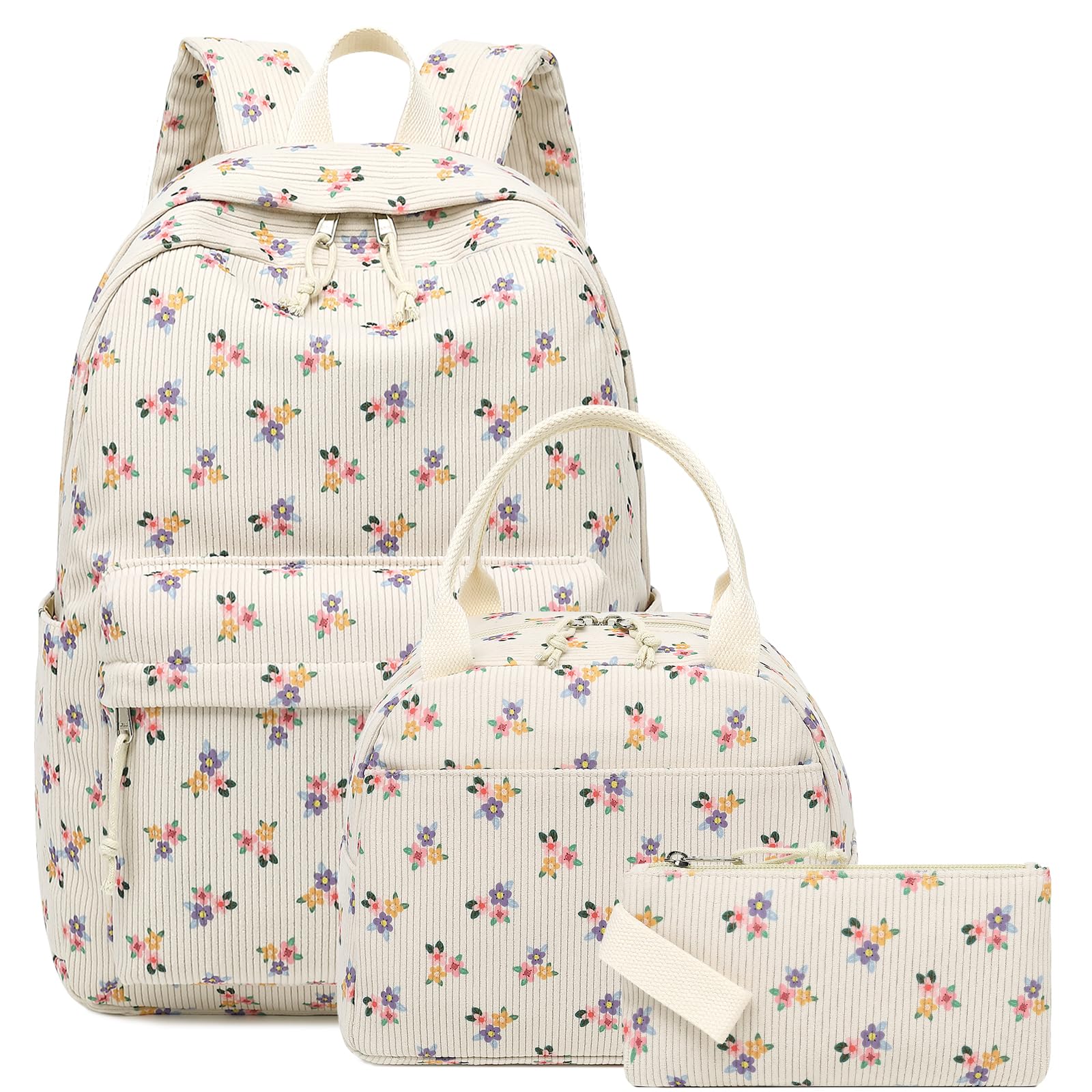BLUBOON School Backpack Teens Girls Boys Kids School Bags Bookbag with Lunch bag pencil pouch …
