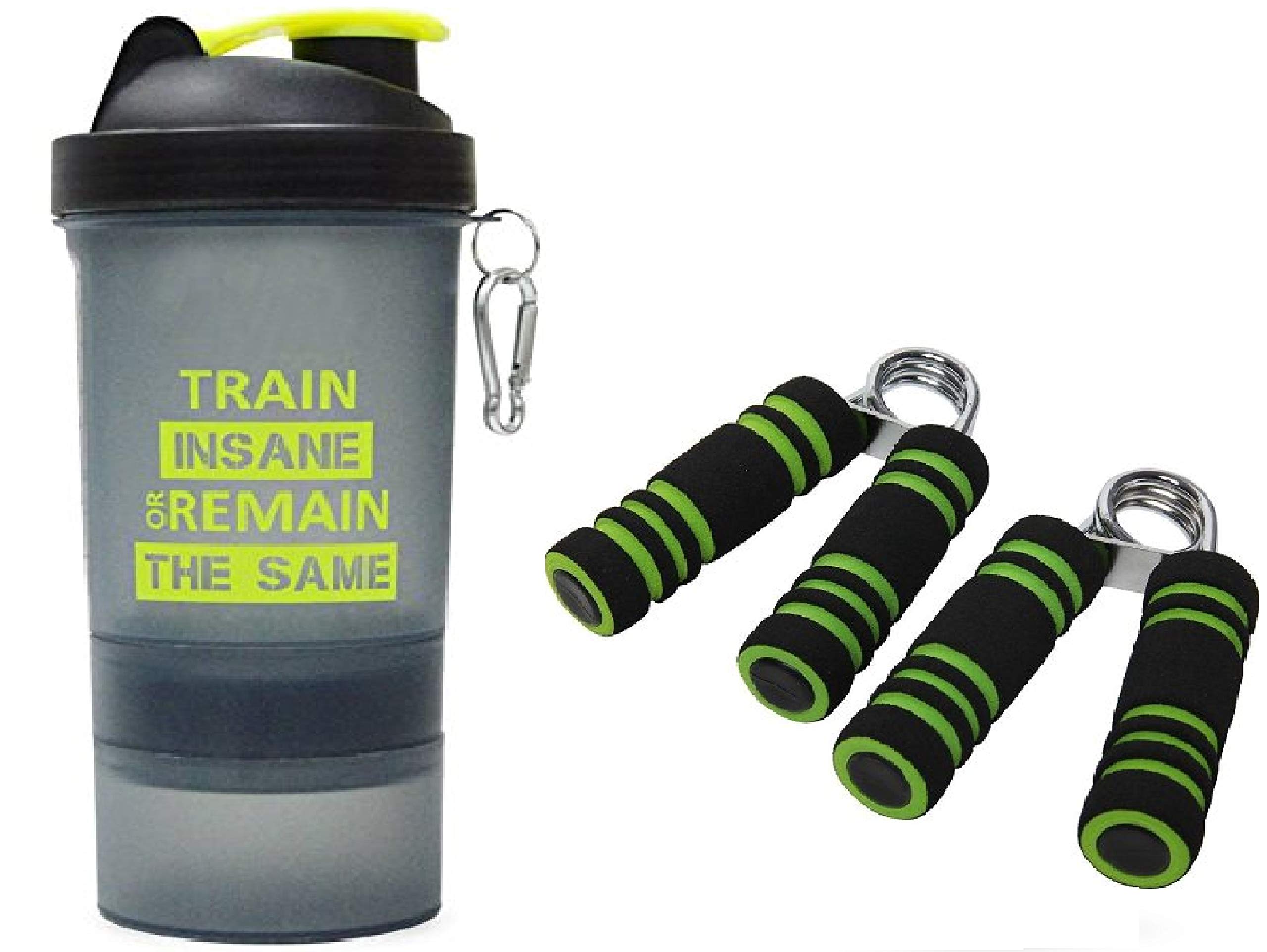 Train Insane SC-105 2 in 1 Combo/Pack of 01 Shaker and 01 Pair Hand Strengthner-image-11