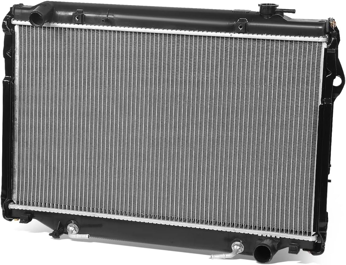 Auto Dynasty Radiator Compatible with 1993-1997 Lexus LX450 Toyota Land Cruiser AT, DPI 1918 Factory Style 2-Row Cooling Radiator, Aluminum Core