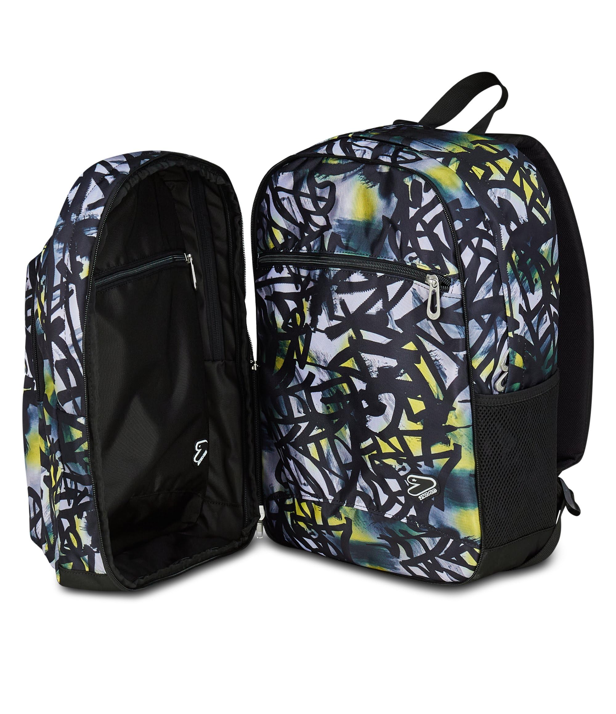Seven Zaino Scuola Pro XXL Detach con Cuffie Wireless, Grigio, Tasca Interna Porta PC e Tasca Laterale per Borraccia, 33 L, Scuola Media e Superiore, Zaino Ragazzo