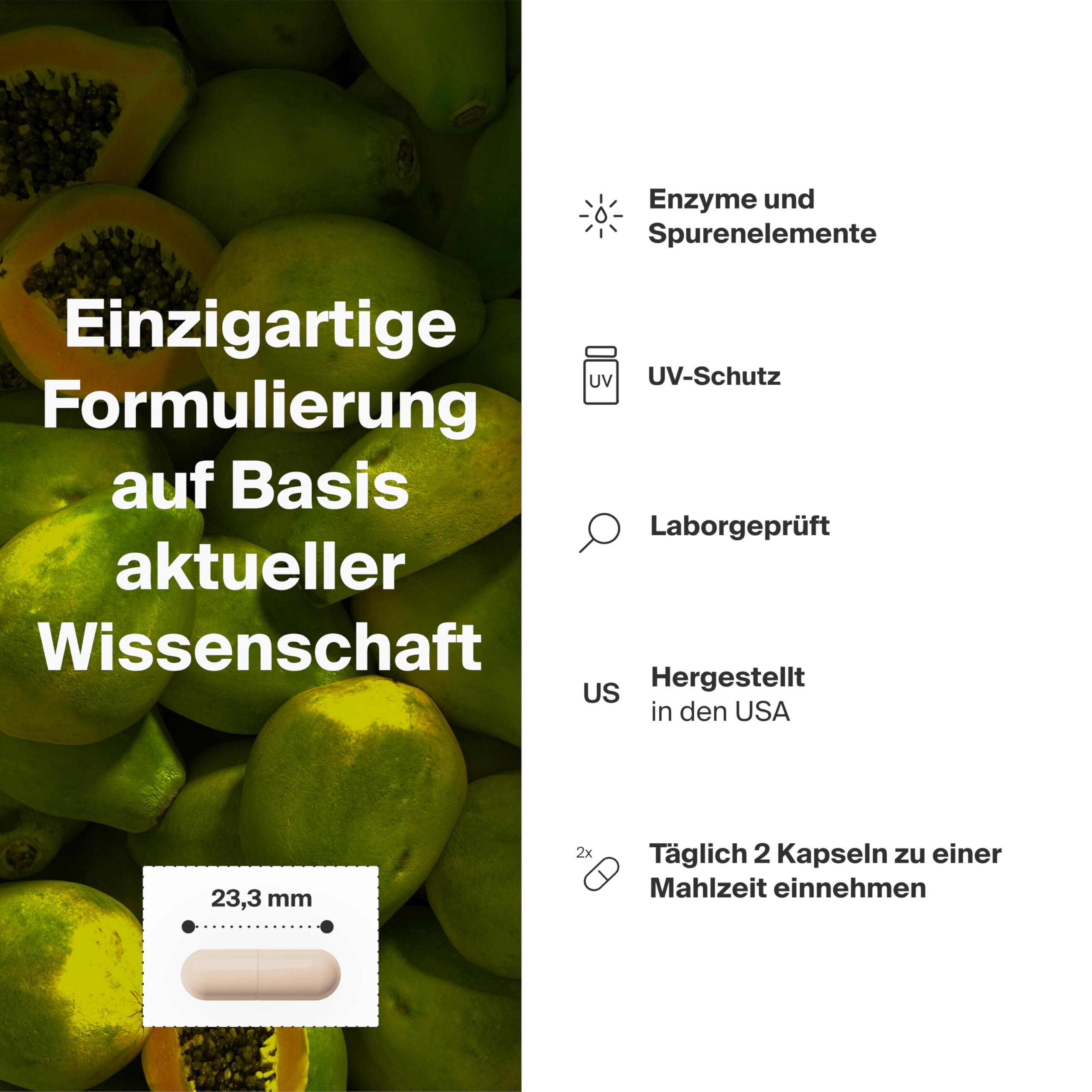 NZYM Verdauungsenzyme Komplex – 60 Kapseln | 16 Enzyme + Zink | Fermentiert, vegan & frei von Zusatzstoffen | Unterstützt Verdauung & Nährstoffaufnahme