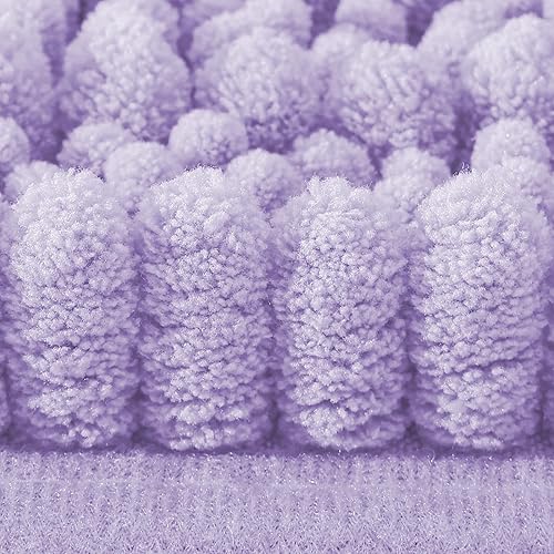 Miniatura 302 de Smiry Alfombras de Baño 24 x 16 pulgadas, Tapetes de Baño de Chenilla Extra Suaves y Absorbentes, Respaldo de Goma Antideslizante, Lavable a Azul