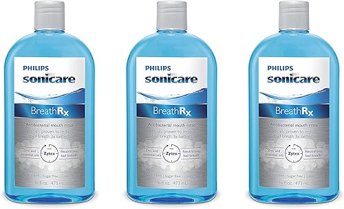 breathrx antibacteriano boca enjuague 16onzas Botellas 3unidades