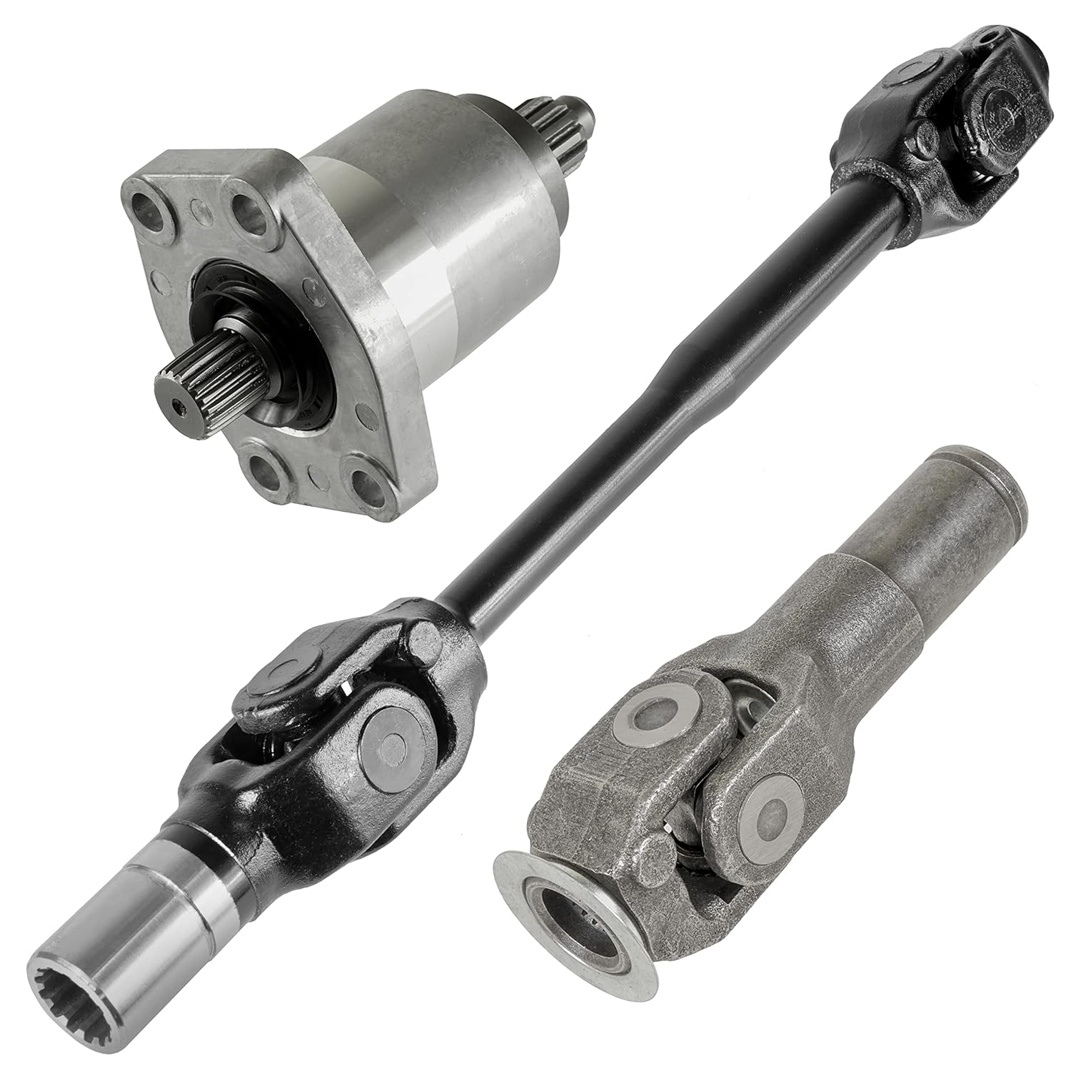Caltric Front and Rear Drive Shaft Bearing Carrier Compatible with Kawasaki Mule 610 KAF400 2005-2016