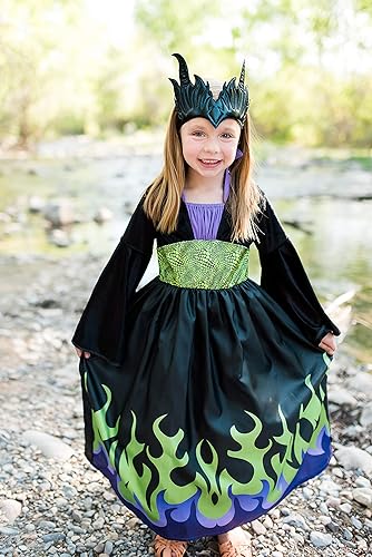 Miniatura 3 de Little Adventures Disfraz de Reina Dragón con corona suave