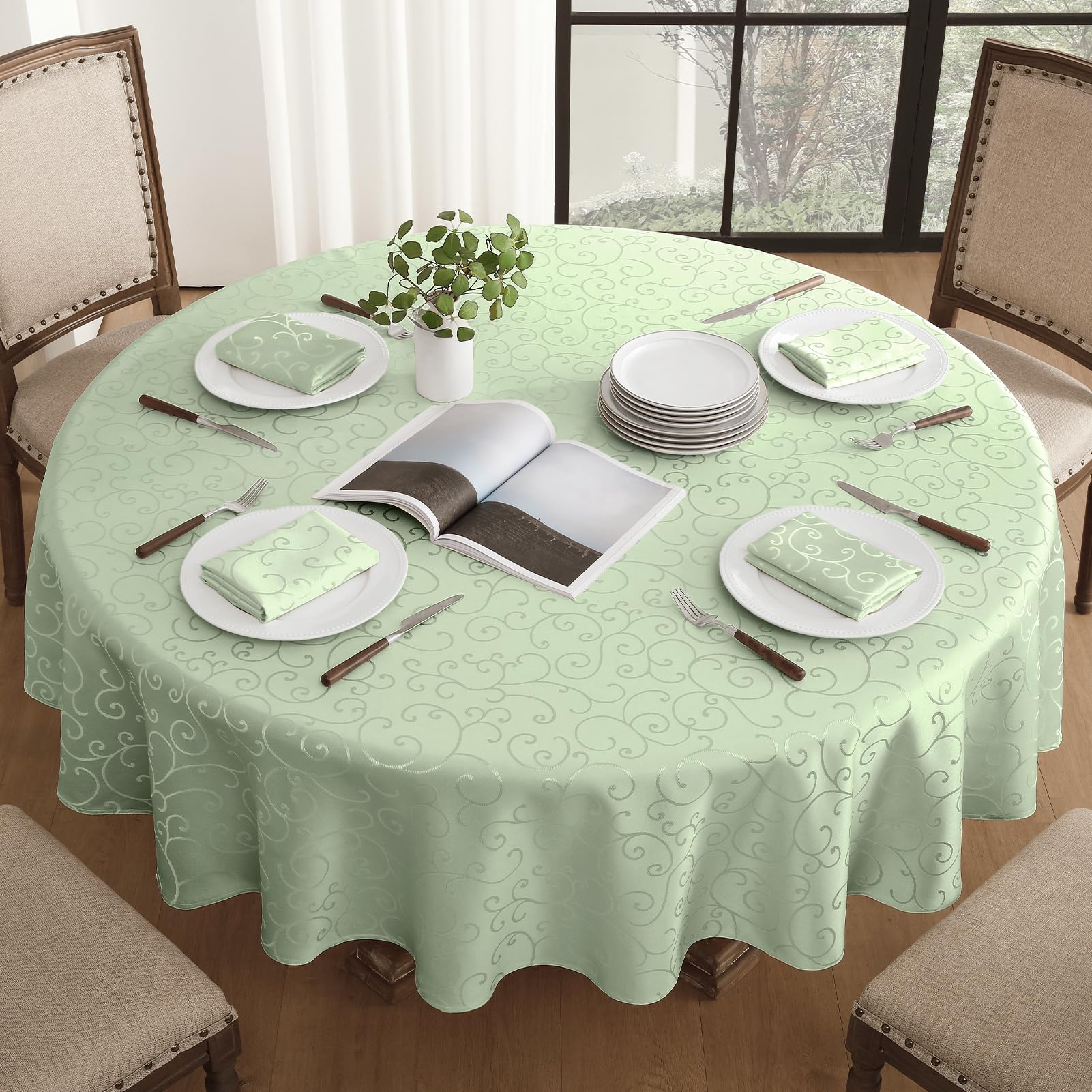 Nappe Rectangulaire Polyester 60 x 120 Émeraude