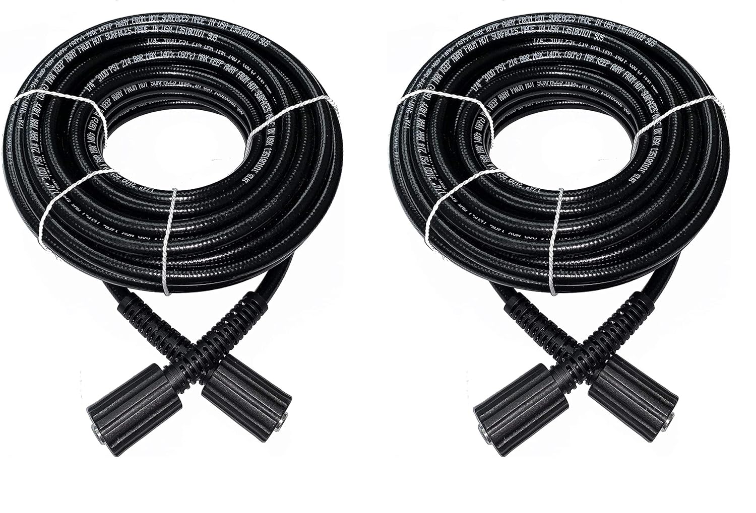 Schieffer Co. 1/4 in. x 50 FT. Pressure Washer Hose Replacement for B