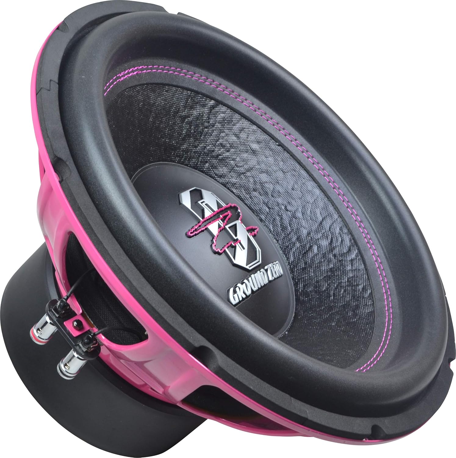 Ground Zero 30 cm Subwoofer 2 x 2 Ohm Voicecoil 1000 WRMS, Schwarz