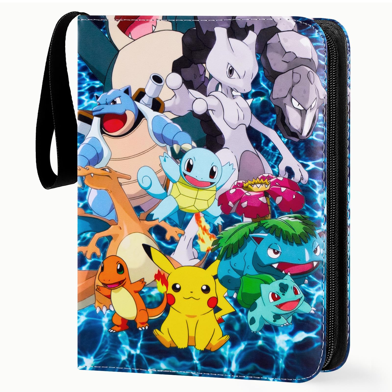 CrinIotyx Trading Card Binder - 400 Card Capacity PU Leather B