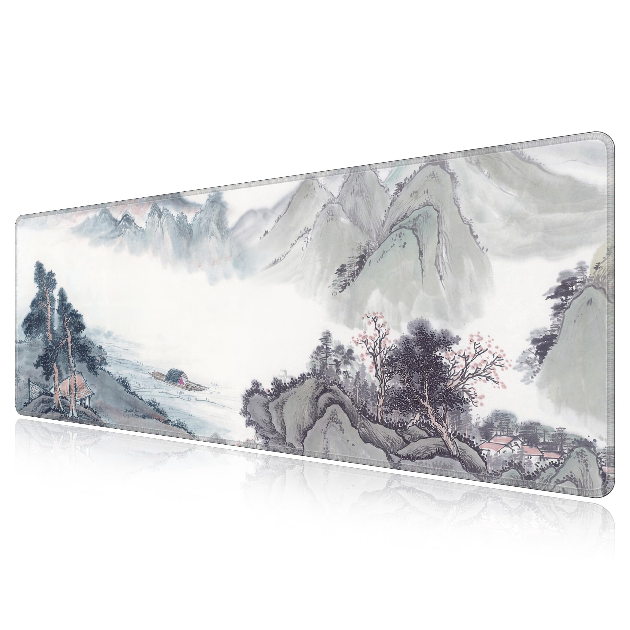 Tapis de souris extra large motif paysage pour clavier d'ordinateur - 8