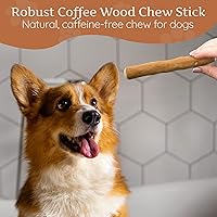 Vista 9 de Wildfang® Coffee Wood Masticable para Perros, Mediano - Juguetes Masticables Resistentes para Masticadores Agresivos, Juguetes de Dentición