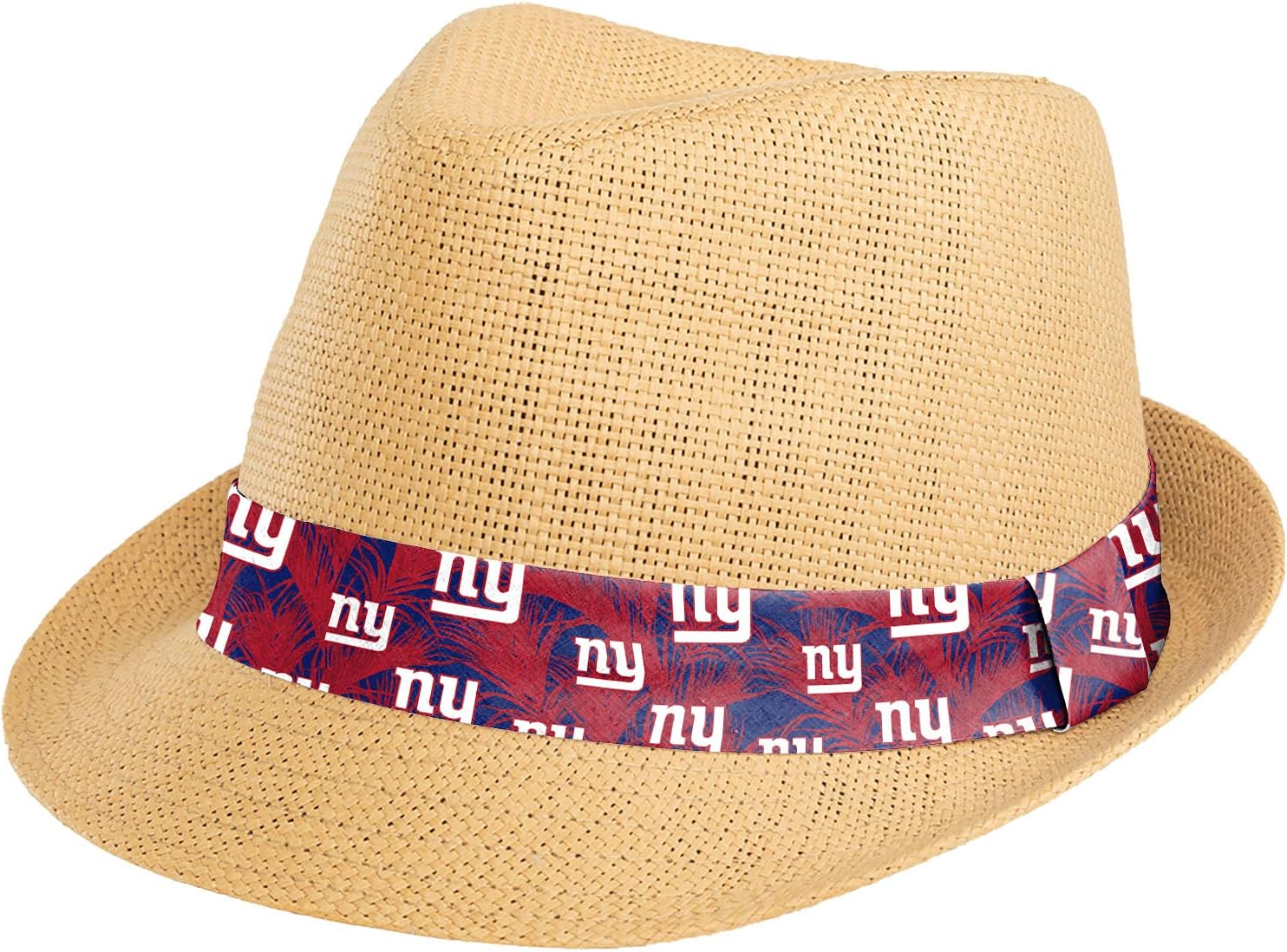 FOCO NFL Mens NFL Team Logo Trilby Straw Hat