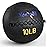 Yes4All Wall Ball, Soft Leather Weighted Iron Sand Ball for Dynamic Multifunctional Exercise, 10 LB + Target Sticker