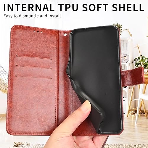 Miniatura 2 de Funda de piel sintética para Tecno Camon 19 Neo Flip de piel sintética, con hebilla magnética, para Tecno Camon 19 Neo