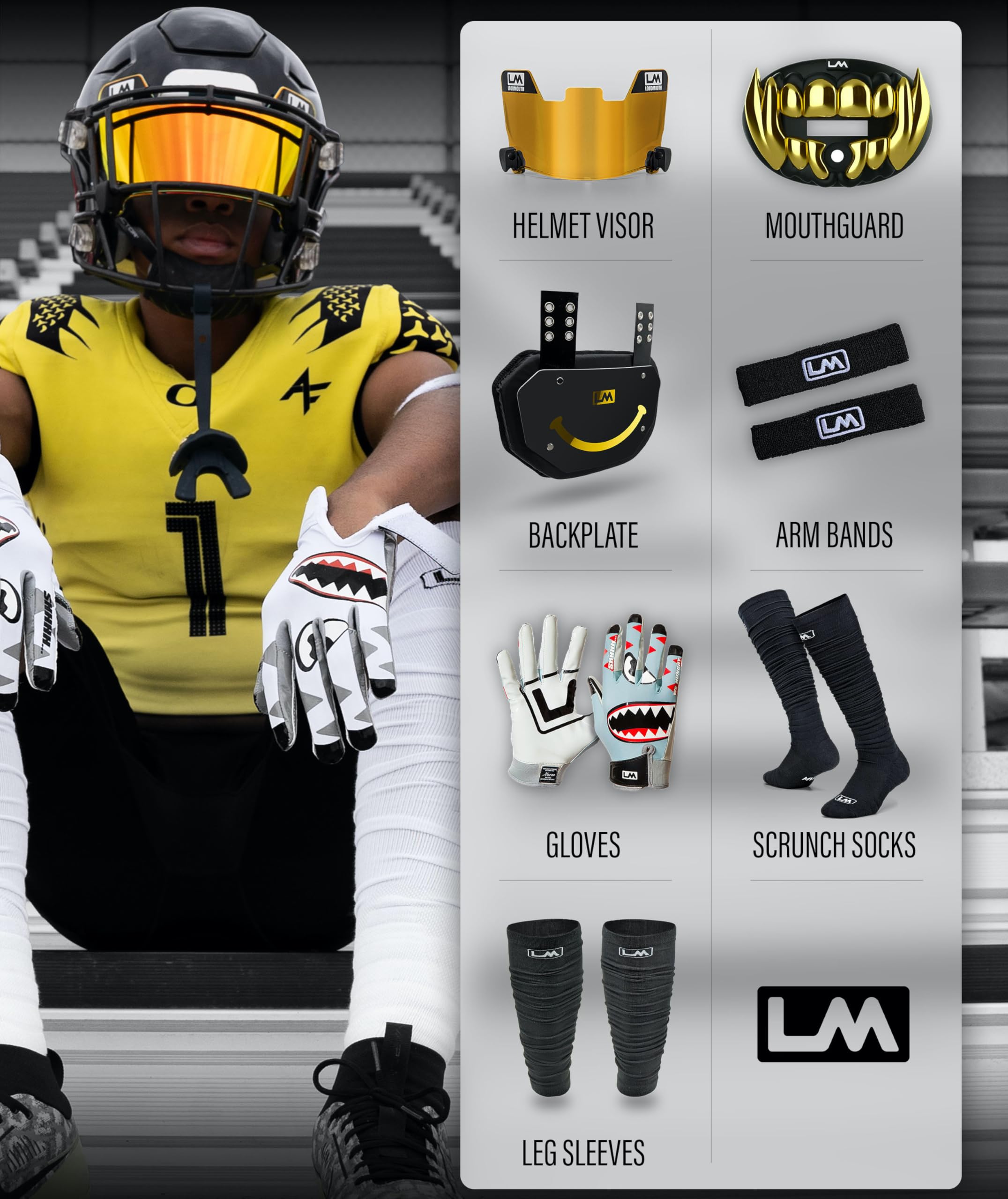 Real Football Helmets Football Visor DUTYBOD The Football Helmet