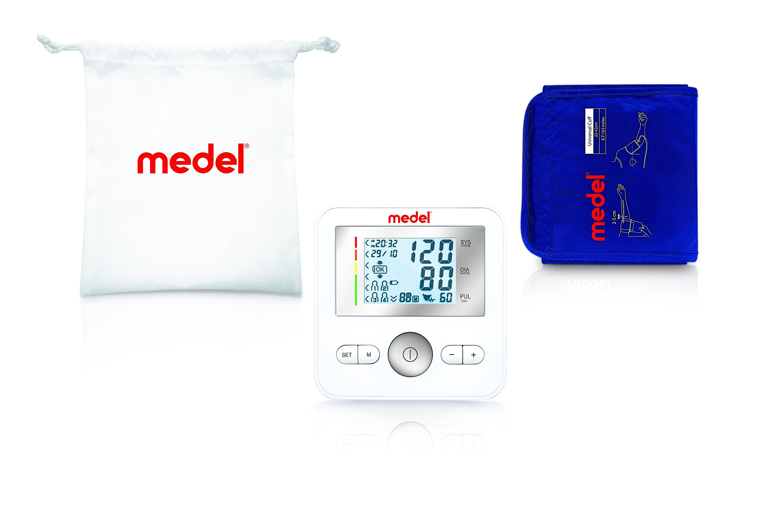 Medel 95142 Medidor de presión de brazo con control del posicionamiento del pulsera