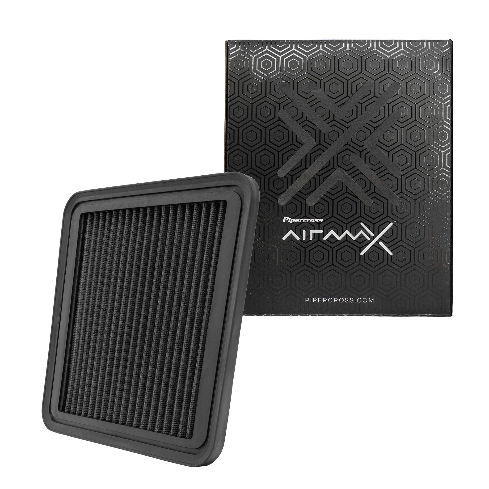 Pipercross AirMax Pleated Panel Filter, for Audi SEAT Skoda VW, Maximises Horsepower & Torque, Lifetime Durability, Premium & High Performance, AM1577