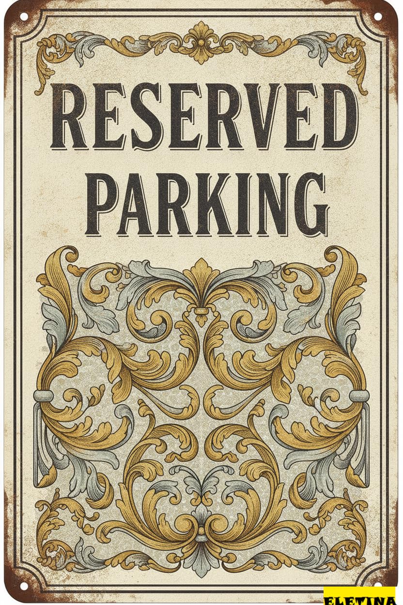 Personalized Sign for Man Cave Safety S & Als Wall Decor Metal Reserved Parking Metal Art Warning Farmhouse S School Bar Street Parking Lot 8x12in High Quality Metal Private Property Decorative