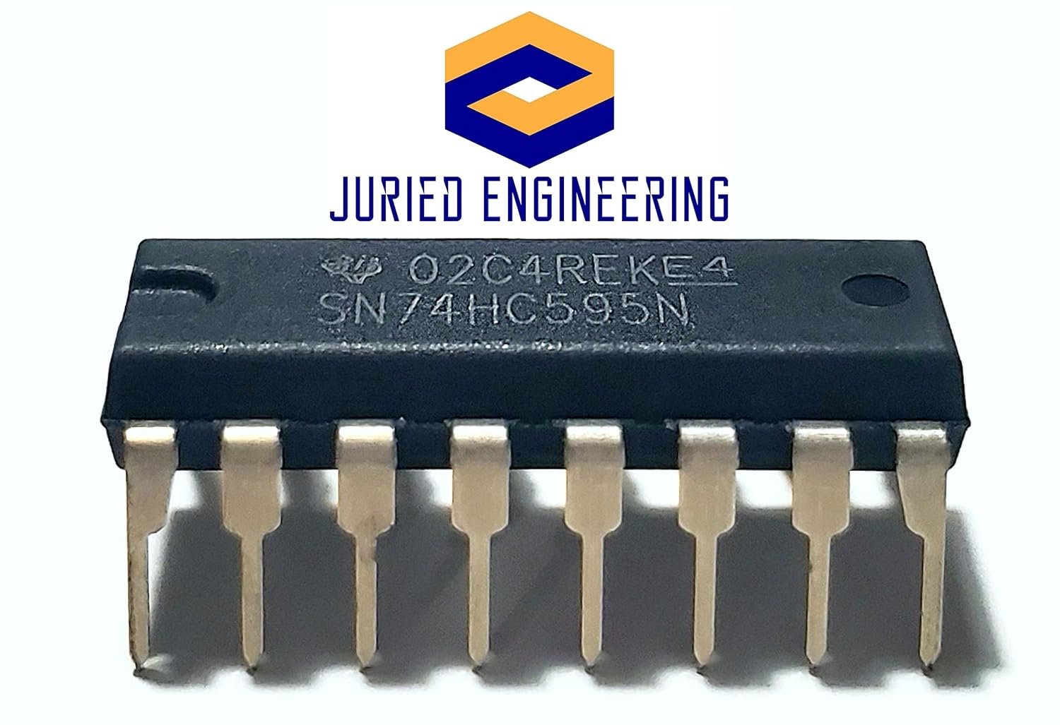 SN74HC595N 74HC595 ICS and Semiconductors, 8-Bit Shift Register with Output Latches and Eight 3-State Outputs, DIP 16, Cascadable (Pack of 15)