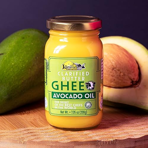 Miniatura 4 de KARAVANSAY CLARIFICADO MANTEQUILLA GUITA DE AGUACATE SABOR CON ACEITE DE AGUACATE EXTRA VIRGEN (CON ACEITE DE AGUACATE EXTRA VIRGEN), tarros de