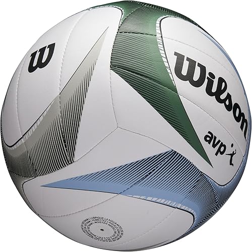 Miniatura 6 de Wilson AVP PXL - Balón de voleibol, tamaño oficial, blancoazulverde