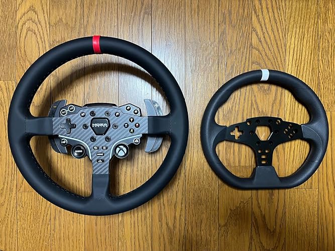 Amazon | SIMPUSH レーシングゲームステアリングホイール 改造ハンドル