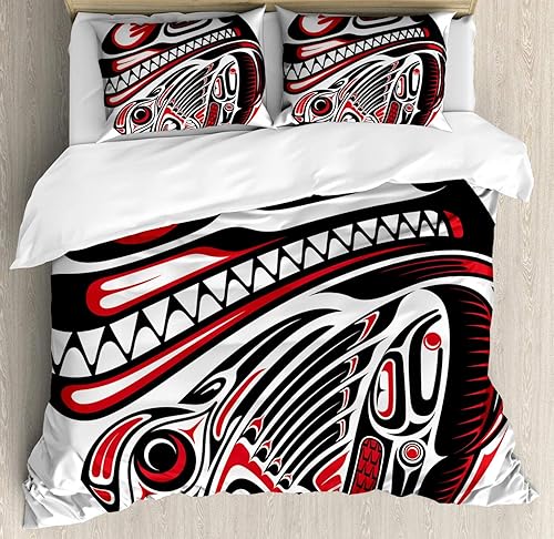 Miniatura 163 de Ambesonne Juego de funda de edredón color menta, líneas onduladas horizontales a rayas blancas abstractas de tonos suaves, exhibición de arte