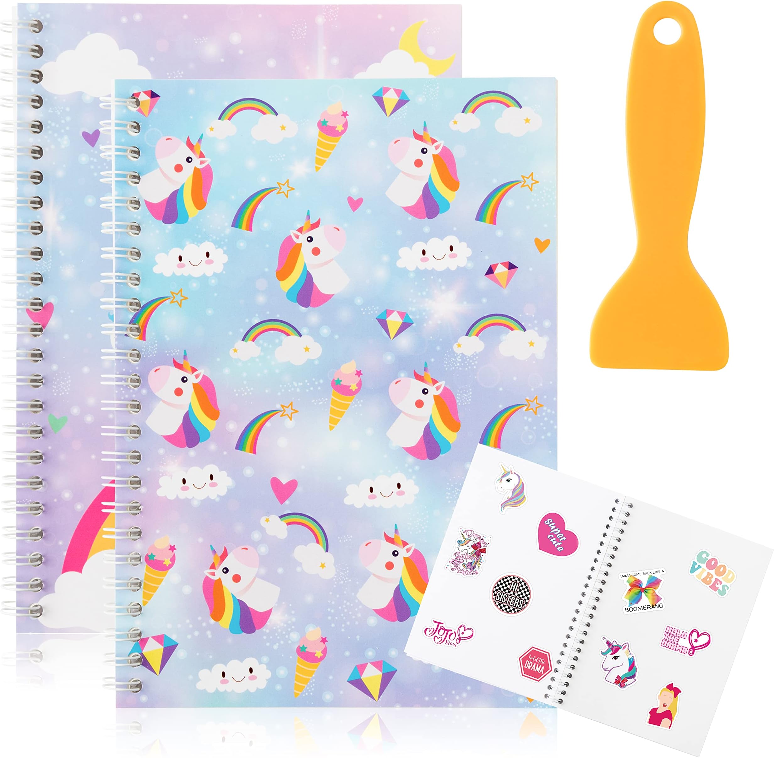 BXawi 2Pcs Unicorn Sticker Book Collecting Album