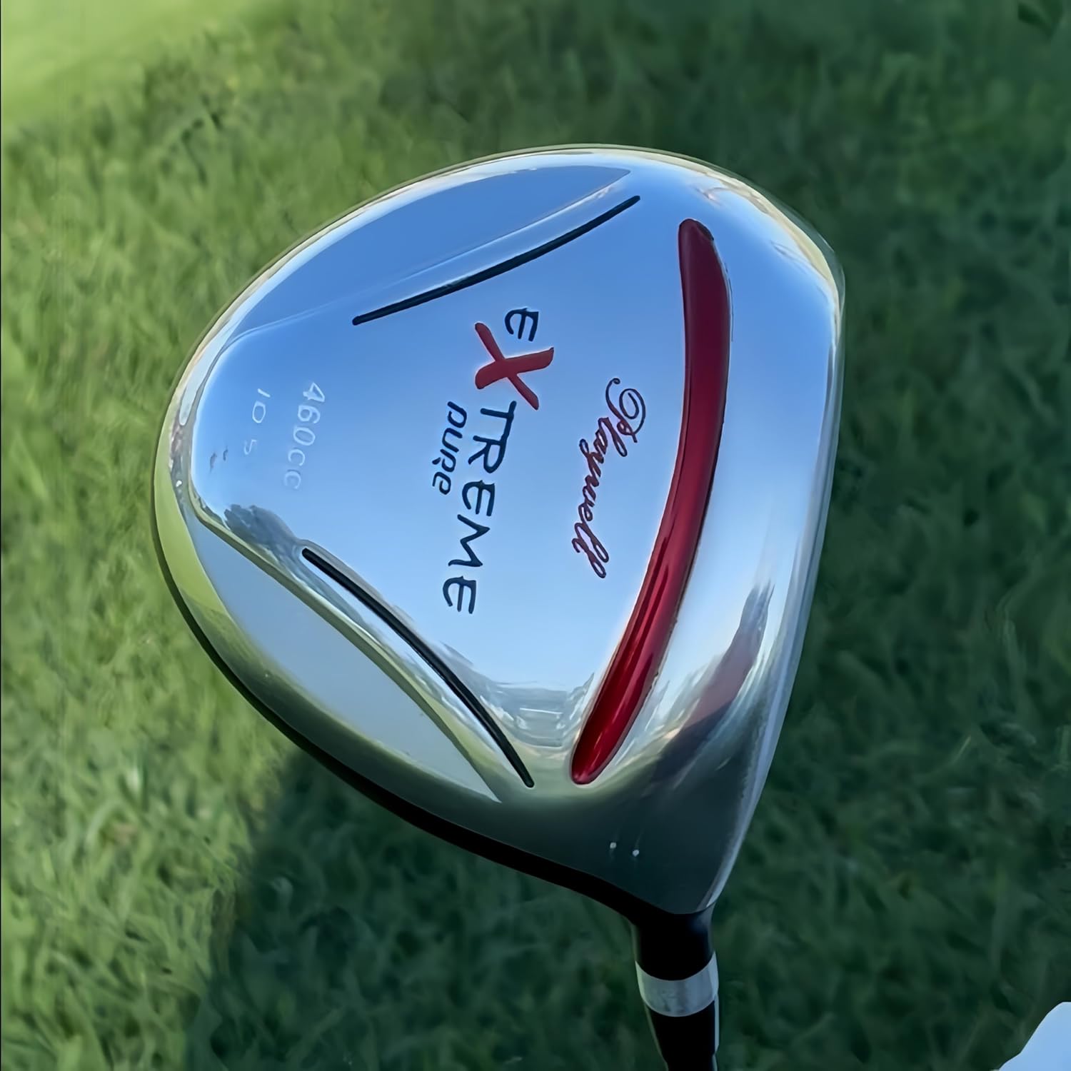 Extreme Golf Driver – Right Handed 460cc – 10.5 Degree Loft (Black and Silver, Graphite, Regular)