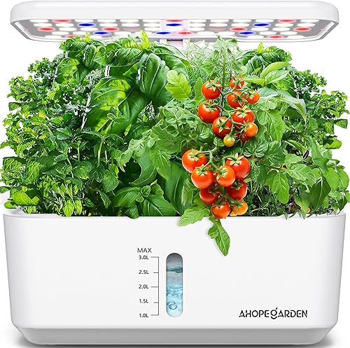 Sistema de cultivo hidropónico de jardín interior Kit de germinación de plantas de 10 vainas Aeroponic Herb Vegetable Growth Lamp Encimera con luz