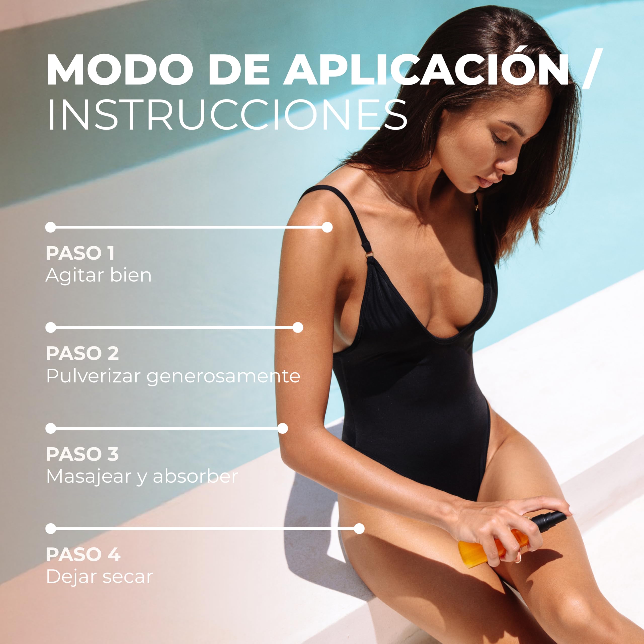 BYROKKO Shine Brown Spray Superbronceador Bifásico (100 ml), Eficaz en Solárium y al Sol, con Aceites Naturales y Ácido Hialurónico para un Bronceado más Intenso, con aroma a Mango soleado
