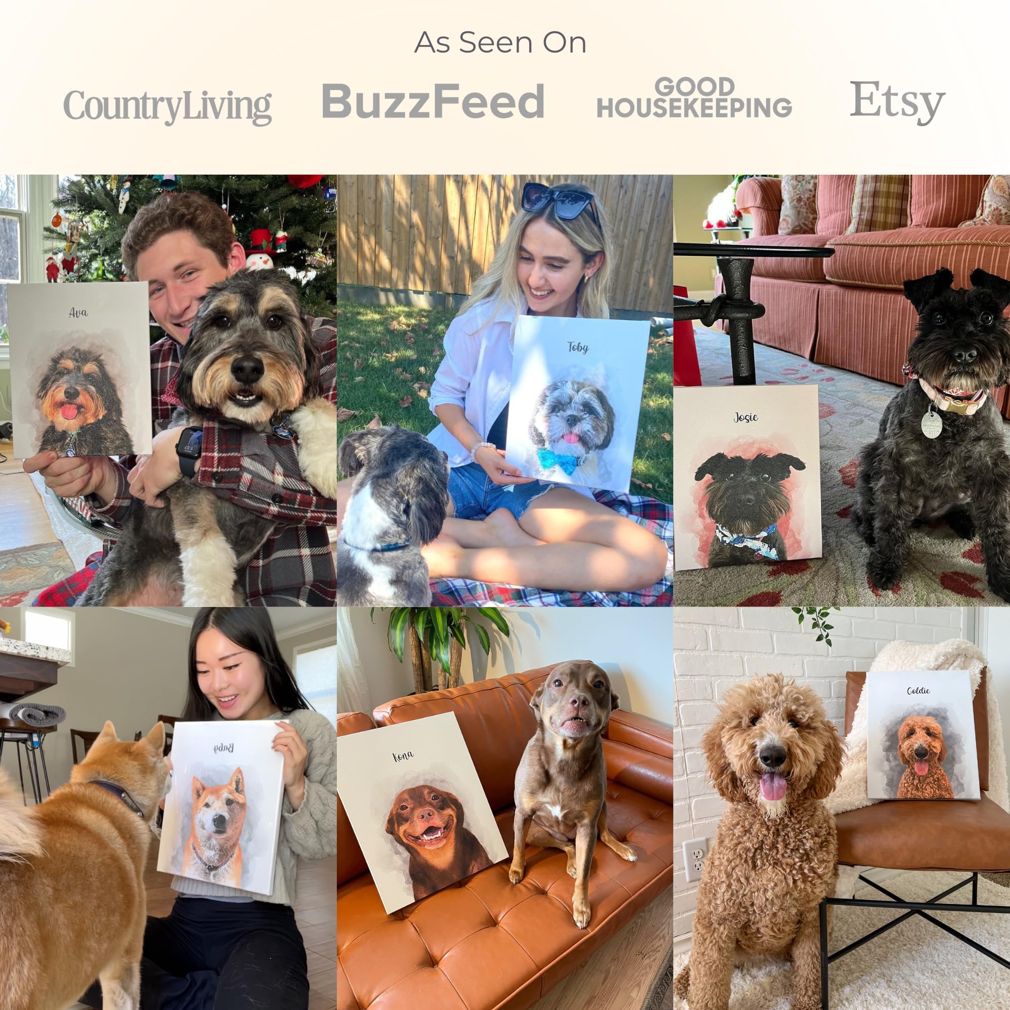 Custom Pet Pillow From Pet Photo, Custom Dog Pillow, Personalized