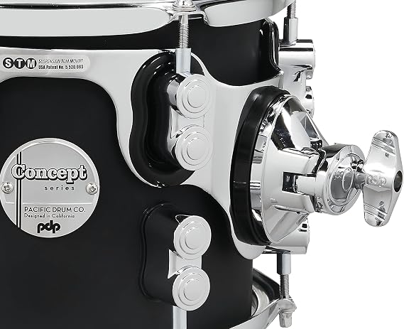 PDP Concept Maple Shell Pack - 7 - قطعة - ساتان أسود