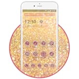 Consumes less memory space Elegant Gold Glitter 2D Theme