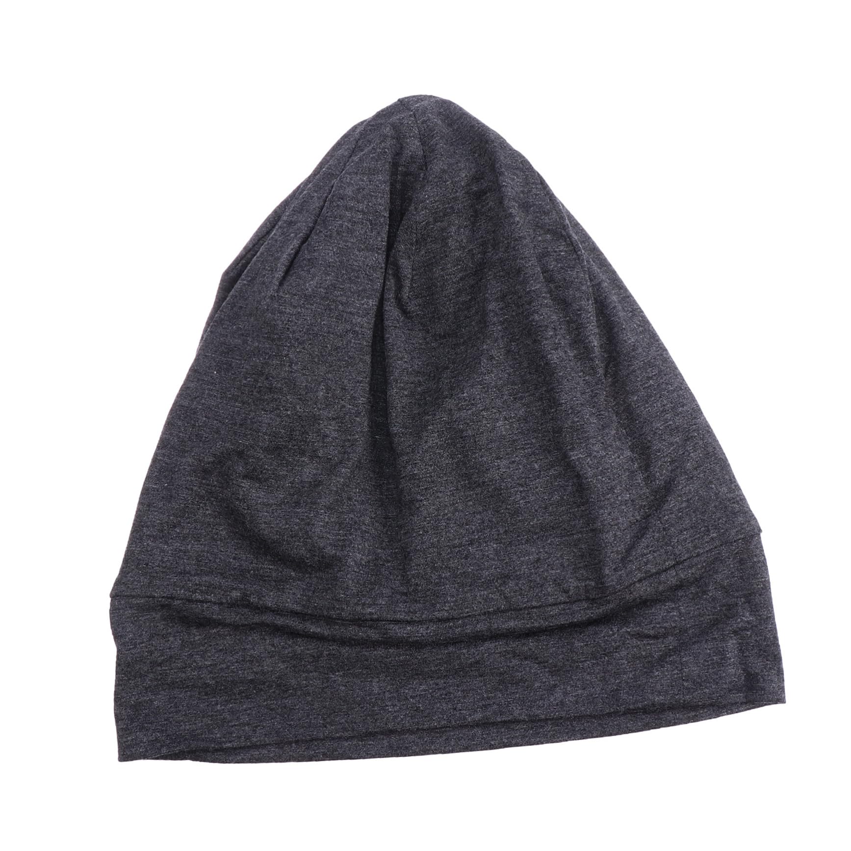 WOFASHPURET Elastic Wide Brim Sleep Hat Women's Chemotherapy Hat Soft Hair Care Bonnet Grey