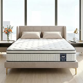 Matratze 160x200 cm Höhe 25cm, Härte H3, 7-Zonen Taschenfederkernmatratze, mit Komfortschaum, Orthopädische Ergonomische Matratze, Öko-TEX & CertiPUR Zertifiziert, Druck- & Rückenschmerzen (160x200cm)