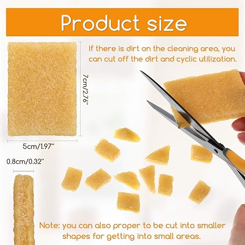 Miniatura 2 de Borrador de goma para recoger residuos de pegamento, goma de limpieza para eliminar adhesivo y residuos de papel, plástico y más