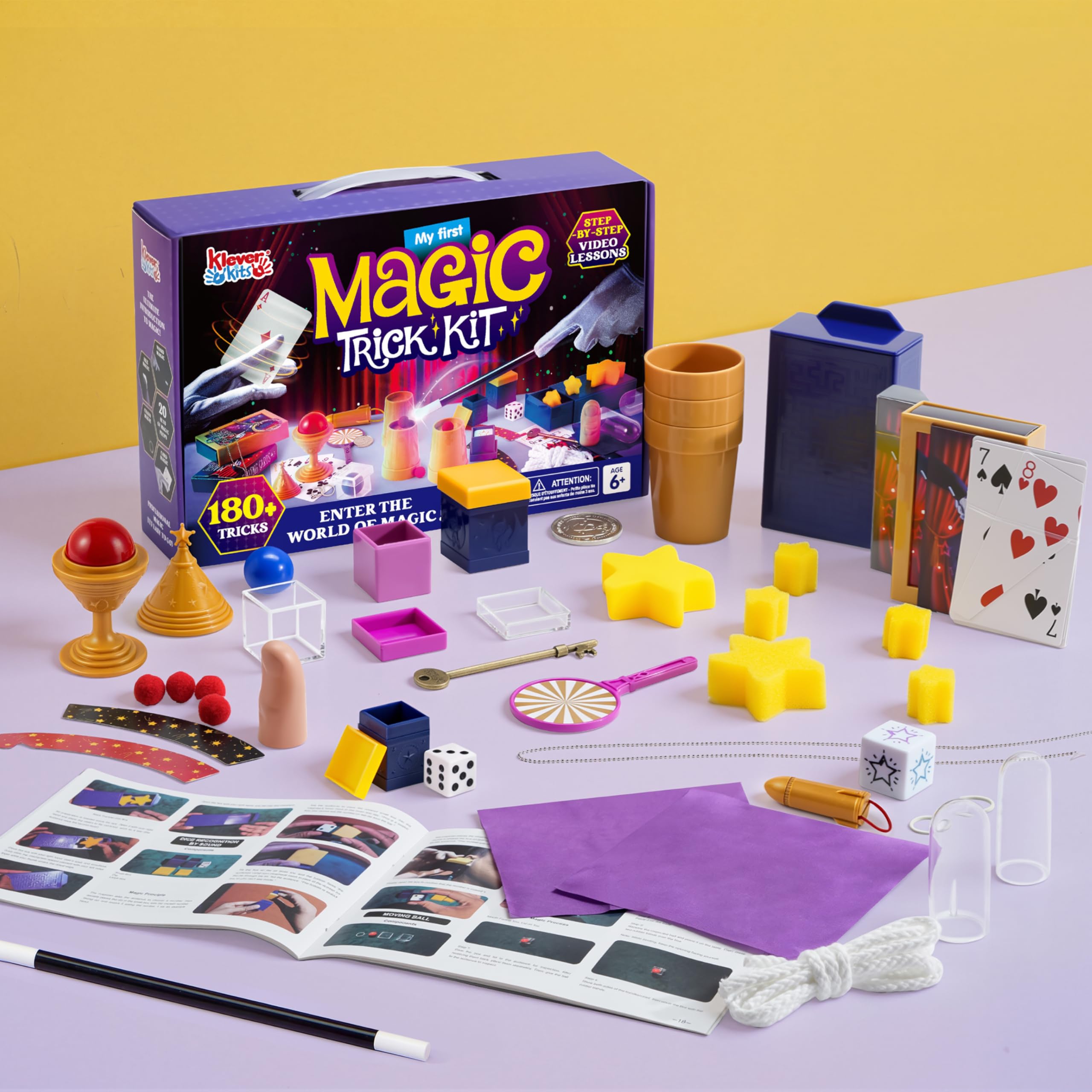 Amazon | Klever Kit 180+ マジックセット - はじめての手品キット