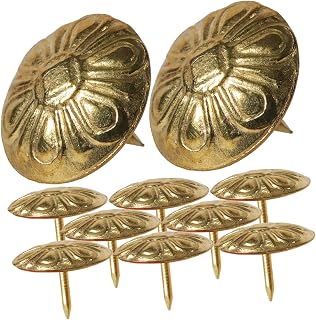 HEALLILY 50pcs Furniture Pins Upholstery Nails Tacks Decorative Nail Heads for Sofa Upholstery Tacks Bubble Decor