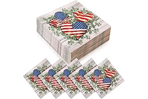 60 Pcs 4th of July Cocktail Napkins